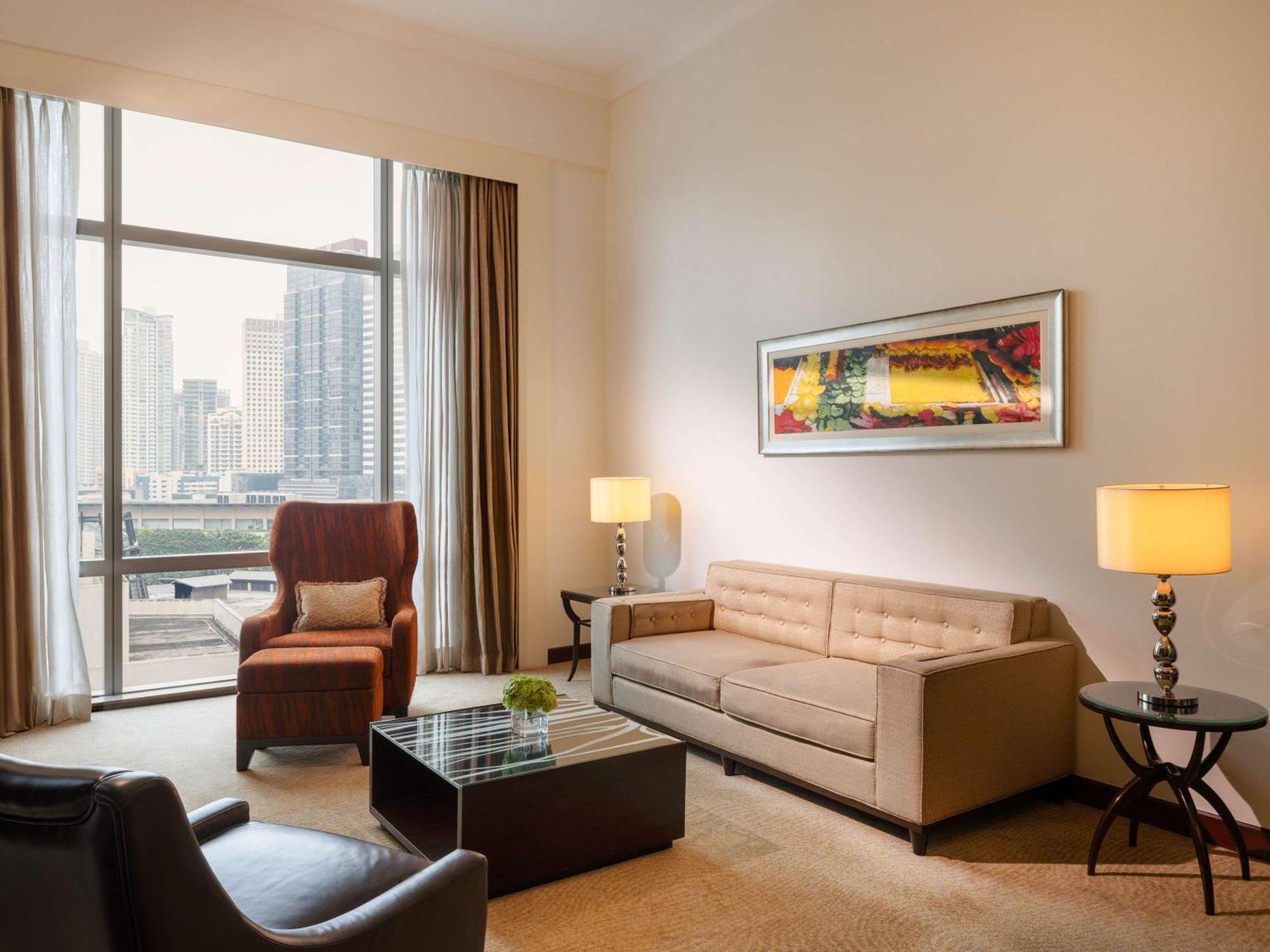 Hotel Fairmont Makati Makati City Exterior foto Living room